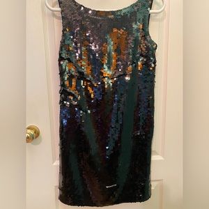 Black sequin Mini dress. Worn once.